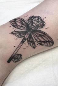 dragonfly uzorak tetovaža dječaka tele telegram patterfly tetovaža
