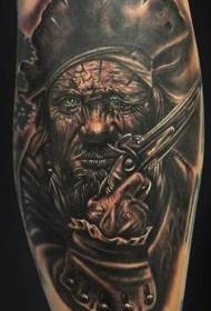 Janm mawon ansyen bato modèl tatoo pòtrè