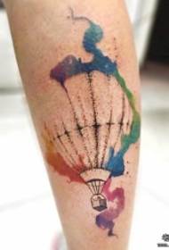 теле од Европа и Соединетите држави поздравниот модел на тетоважа со балон со мастило