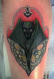 Теля шкільний кажан метелик татуювання візерунок