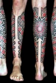 Бұзаққа әдемі боялған ежелгі сәндік татуировкасы