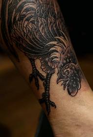 Personlighet kreativa ben stor kuk tatuering
