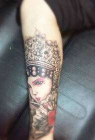 Ag clúdach an phictiúir tattoo bláth traidisiúnta clasaiceach lao