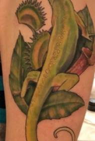 Scolaro del modello del tatuaggio della lucertola con le immagini del tatuaggio delle braccia e delle lucertole