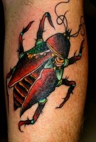 Модел на татуировка на насекомо лице