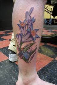 Tekst tetovaže svijetloplavog cvijeta tetovaža