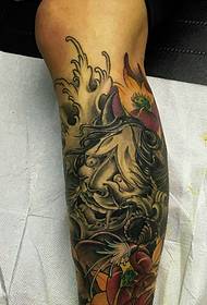 Prepotente piccolo modello di tatuaggio Prajna in vitello confezionato