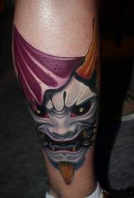 Calf sabon salon al'ada mai launi mai launi prajna tare da tsarin tattoo ƙaho