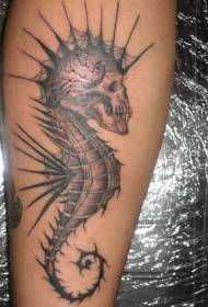Granda hippod-tatuaje-ŝablono por la kruroj