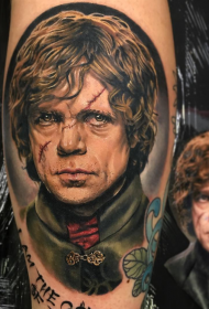 Amathoyizi enengqondo umdlalo we-hero portrait tattoo