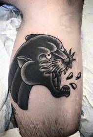 Pátrún tattoo dubh panther scoile lao