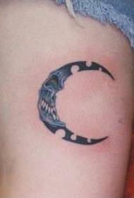 Pattern di tatuatu di luna di malu legna