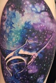 ʻO Harajuku Starry tattoo tattoo Big Arm on on Spaceship and Starry Tattoo Picture