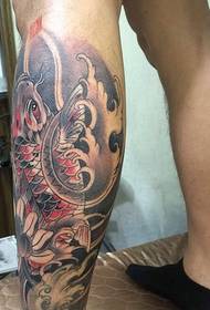 Pack foto di calamari tatuaggio foto giovinezza fioritura