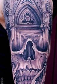 Stor arm död tatuering