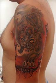 Big arm color old traditional tattoo tattoo tattoo