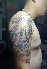 Piccolo modello di tatuaggio Prajna che il braccio non sarà mai eliminato
