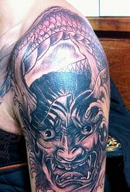 Bengbu tetovējuma attēls ar lielas rokas personību