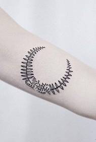 Nla apa pricked ọgbin wreath tatuu Àpẹẹrẹ