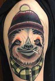 Novu mudellu tradiziunale di tatuaggi di avatar animale di u artistu Brian di u tatuu
