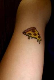 بيتزا الوشم نمط صورة للبيتزا الوشم على ذراع الفتاة