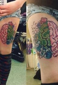 Combok hagyományos tetoválás lányok combok színes agy tetoválás képek
