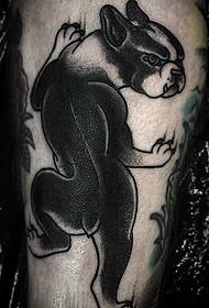 Bailíonn pictiúr mór panther tattoo lámh