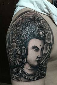 Büyük kol Buda dövme dövme oldukça göz alıcı