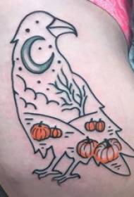 kofshë vajzë zogu tatuazh në fotografinë e tatuazheve të shpendëve