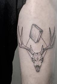 Big ruoko geometry elk dehenya Europe uye America inonamira tattoo maitiro