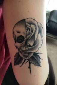 Ilustrație tatuaj braț mare fată imagine tatuaj cu braț mare și imagine cu tatuaj mozaic de flori