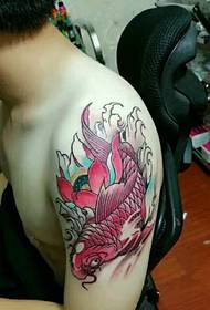 Намунаи tattoo калмари сурх дурахшон