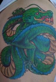 Flying dragon tattoo pattern girl flying dragon tattoo pattern on thigh