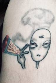 Alien tattoo, ʻokoʻa hoʻoliʻiliʻi kiʻi kiʻi ma ka ʻūhā kāne