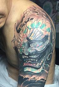 Carattere classico del braccio grande del modello del tatuaggio prajna