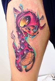 Barva vzorca tatoo za stegna Evrope in Amerike