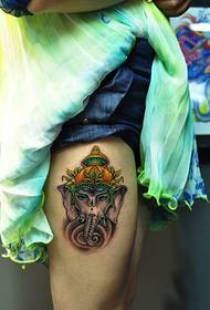 ʻO ke akua kāne Thai elephant god tattoo tattoo kiʻi kiʻi i ke kiʻi