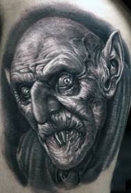 Model de tatuaj cu vampiri în filmul horror