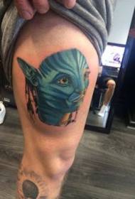 Kruro koloro nefinita avataro virina tatuaje mastro