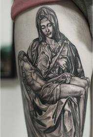 Мадонна бедрена тетоважа узорак слика слика