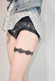 Foto femenina sexy de la pierna