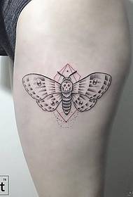 Stereo točko tetovaža Evropa in Amerika seksi metulj geometrijski vzorec tatoo