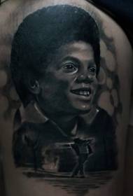 Foto asli kaki sedikit michael jackson potret gambar tato