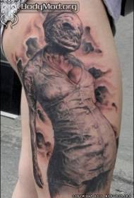 Mastro tre realisma monstro flegisto tatuaje