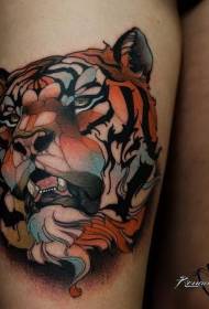 Gaya sakola anyar pupu warna macan pola avatar tato