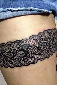 Tatuaje de cordón sexy