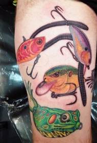 Coapsa diferite colorate diferite modele de tatuaje de pește