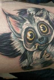 Patrún álainn tattoo daite lemur thigh