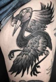 Muslos de colegiala en puntas de pinchazo de boceto gris negro Imágenes creativas de tatuajes
