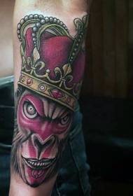 Brazo color miedo sol Wukong avatar tatuaje patrón
